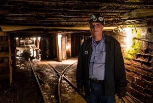 A Coal Miner & Guide waits to greet you and take you on your underground journey. 